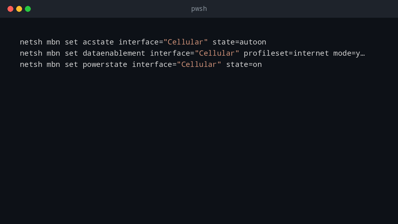 powershell code snippet