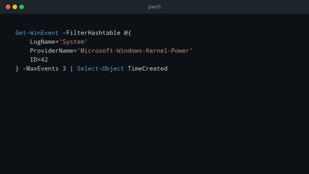 Terminal log showing a poller going silent then catching up after a network stall