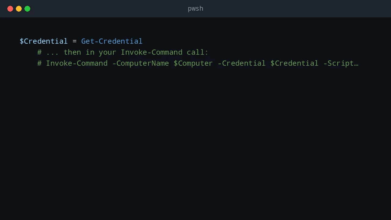 PowerShell script querying installed applications from remote Windows PCs