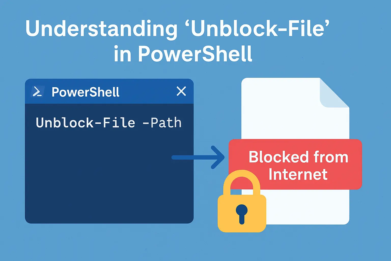 Unblock-File in PowerShell